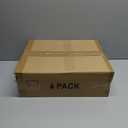 4 Pack Stackable Closet Storage Basket - Stackable Storage Bins, Multifunctional & Foldable Closet Organizer Divided, Wardrobe Cupboard Space-Saving Clothes Storage Hat Organizer, White