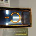 [CD Metal Ring & Automatic Pop-up Lock Magnetic Privacy Case for iPhone 17 Pro Max [Compatible with MagSafe] [Integrated Lens Protection] Full Body Bumper Cover with Built-in 9H Glass-Orange