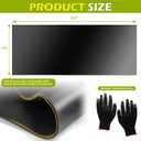 7 x 10 FT Pond Liner, 20 Mil Pond Liners for Outdoor Ponds, HDPE Pond Liner Easy Cutting Puncture Resistant, Pond Liners for Water Garden Fountain Waterfall, Koi Fish Aquaculture Pond