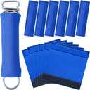 Generic 12Pcs Pool Cover Spring Sleeves Wraps Replacement Protectors Pool Cover Spring Covers Springs Not Included Easy Installation, Blue