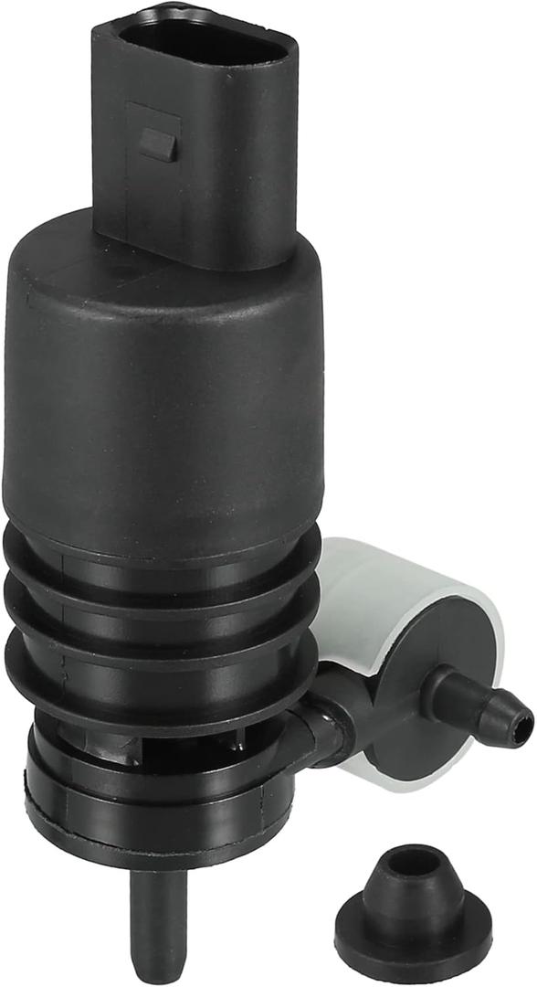 ACROPIX Windshield Washer Motor Pump Fit for VW Golf Jetta - Pack of 1 Pcs Black