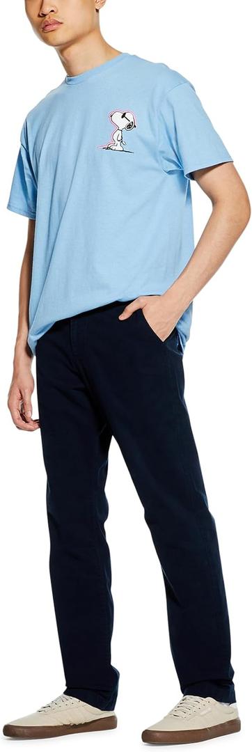 Aeropostale Men's Aero Slim Stretch Chino (Blue, L)
