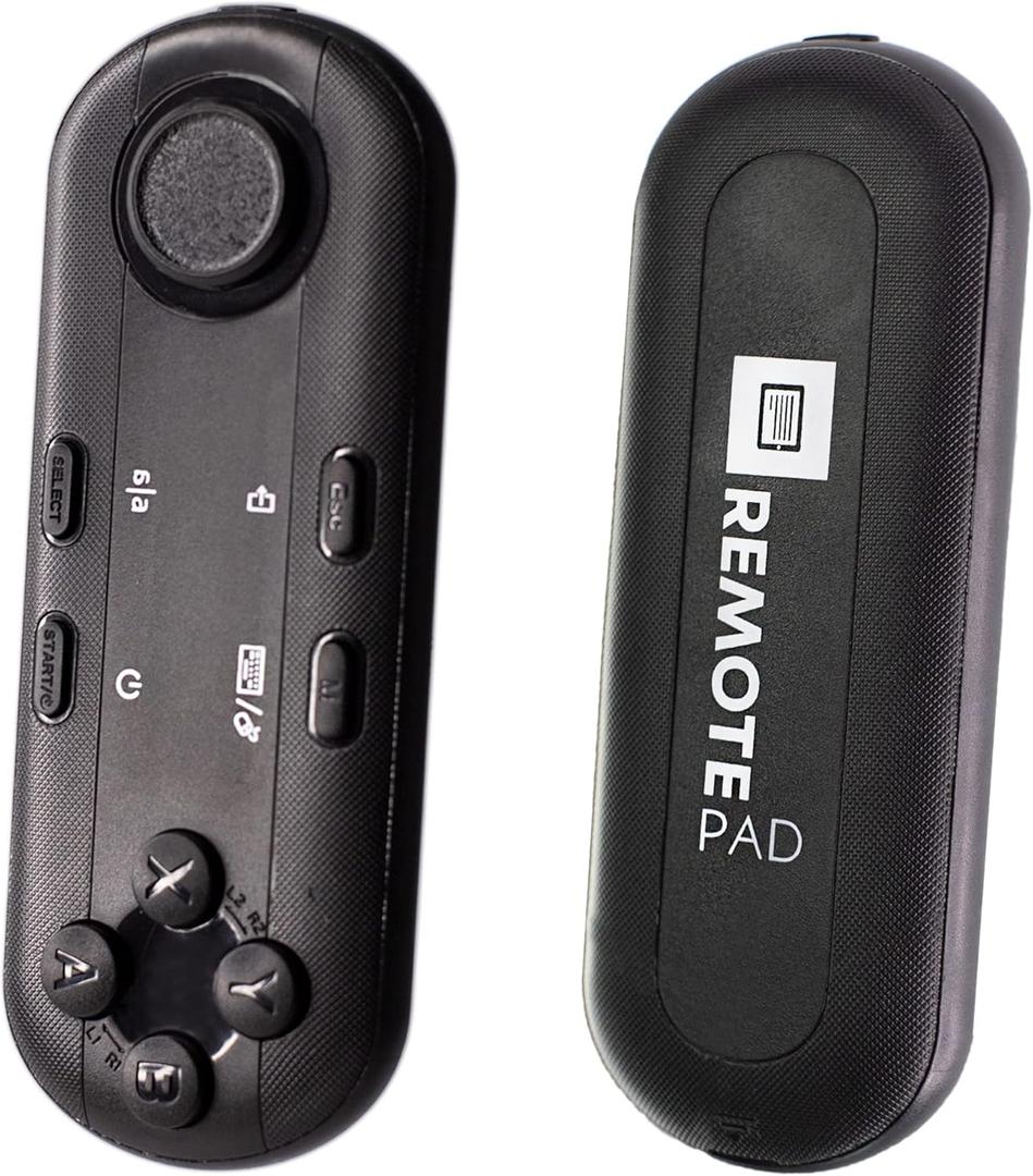Bluetooth Remote Control for Teleprompter, Includes Teleprompter APP for Apple, Android Windows & Mac, Wireless Controller for Beam Splitter Prompter, Live Events & Content Creation