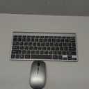 Wireless Keyboard and Mouse Combo, Compact Quiet Wireless Keyboard and Mouse Set 2.4G Ultra-Thin Sleek Design for Windows, Computer, Desktop, PC, Notebook, Laptop (GHKM03)