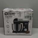 Kitchen in the Box Stand Mixer, 3.5QT Two Bowls Small Kitchen Electric Mixer, 10Speed Portable Lightweight with Matte Finish, Egg Whisk, Dough Hook, Beater (Turquoise Green, 3.5QT)