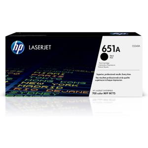 HP 651A Black Toner Cartridge | Works LaserJet Enterprise 700 Color MFP M775 Series | CE340A