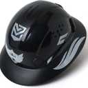 Full Brim Hard Hat Vented Safety Helmet for Construction OSHA Approved Cascos De Construccion Work Hard Hat for Men Women (black)