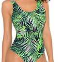 Smart & Sexy womens Racerback One Piece Swimsuit L