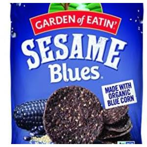 Garden of Eatin' Tortilla Chips, Sesame Blues, 5.5 oz (Pack of 12) BB: 18 JAN  26