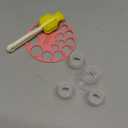 Flange Inserts 10PCS 13/15/17/19/21mm for 24mm Flanges/Shield of Most Pumps, Flange Sizing Kit Silicone Flanges Insert, Breastfeeding Essentials Kit for New Moms