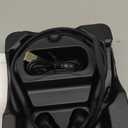 LEVN Open Ear Headphones with Mic, 29g Bluetooth Headset with Microphone, Bluetooth Headphones with Noise Cancelling Mic, Waterproof Non-slip Wireless Headset with Mic for Work, Workout, Driving, Call (Black)