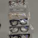 CCVOO 1.5 Style Reading Glasses for Women, Stylish Eyeglasses, Blue Light Readers, Cheaters, (A1 Mix)
