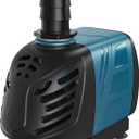 Uniclife Aquarium 400 GPH Submersible and Inline Water Pump 30W 6ft High Lift AC 120 V Quiet Adjustable Return Pump with 6 ft. Power Cord for Fish Tanks Pond Waterfalls Fountains Sumps and Gardens