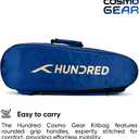 HUNDRED Cosmogear Badminton Kit-bag (Size: Large) | Double Zipper | Bag with Front Zipper Pocket | Material: Polyester| Padded Back Straps | Easy-Carry Handle, One Size