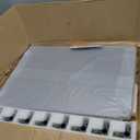 Clear Acrylic Dog Playpen, 10 Panels 29.5 Inch Tall Indoor Pet Play Pen with Door, Transparent Puppy Fence for Small Dogs, Dog Fence Crate Kennel Whelping Cage (Silver)