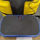 Vibration Plate Exercise Machine Weight Loss, Whole Body Vibration Plate for Lymphatic Drainage, 180 Adjustable Speeds Vibrating Plate Fitness Platform for Women Men (Navy Blue)