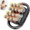 Beyn New 16Head Massage Gun Set  16 Gray Heads Included, 30 Speed Levels, Deep Tissue Massage for Back/Leg/Foot Muscle Relaxation, Portable Design