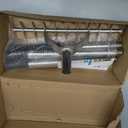 62" Thatch Rake, Adjustable Handle 15-Inch Wide Lawn Thatching Rake for Cleaning Dead Grass, 11 Curved Steel Tines Double-Sided Grass Grooming Dethatching Rakes for Garden Yard Lawn