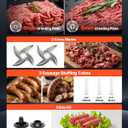 VEVOR Meat Grinder, 552 Lbs/H, #12 Electric Meat Mincer, 750W/1 HP Motor