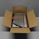 Automatic Chicken Feeder 8Lbs - Stainless Steel Poultry Feeder - Small Chicken Feeder with Lid, Wall Mount Feeder for Chickens Ducks Goose Poultry Small Animal Outdoor (Silver)