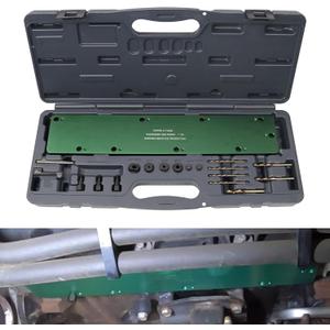 RULLINE 71500 Exhaust Manifold Template Removal Tool Set Compatibile with 5.7L Hemi Motors, Precision Drilling Tool Upgraded Durable Cobalt Drill