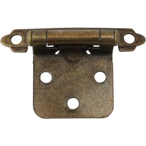 Cabinet Hinge Antique Brass Plating for Kitchen cabinets Doors, Bronze Cabinet Hingesself Closing Kitchen Cabinet Hinges,25pairs-50pcs