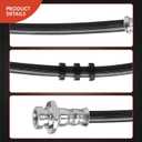 A-Premium Front Passenger Brake Hydraulic Hose Compatible with Select Infiniti and Nissan Models - I30 2001, I35 2002-2004, Maxima 2002-2003 - Replace# 462104Y910
