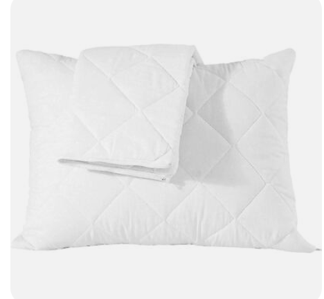Quilted Pillow Protectors King Pair 20x30 Inches Extra Soft Thick Ultra Plush White Zippered Set of 2 Size Encasement