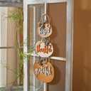 Fall Decorations for Home Thanksgiving Sign Blessed Thankful Grateful Autumn Home Decor Wooden Farmhouse Thanksgiving Decoration Indoor Harvest Signs