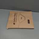 200 Count Coffee Filters #4, Disposable Cone Coffee Filters 8-12 Cup, Unbleached Natural Paper Size 04 Paper Filters for Pour Over and Drip Coffee Maker