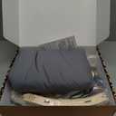 Blissful Diary Baby Play Gym & Activity Mat, 5 Developmental Zones Wooden Tummy Time Mat with 5 Detachable Sensory Toys for Motor Skills & Sensory Development, Baby Essentials Shower Gift (Gray Round)