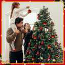 24 Pcs 2.4 Inch Christmas Tree Ball Ornaments Cartoon Hanging Ornaments Plastic Christmas Winter Balls Decor for Xmas Trees Holiday Party Favors Home Decor(Mouse)