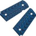 Guuun G10 Grips for Subcompact Para Ordnance 1911 Carry 9 C6 LDA - Diamond Cut Texture - 4 Color Options (Blue/Black)