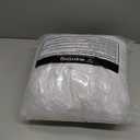 1 Pack White Tableclothes for 8 Foot Rectangle Tables, Wrinkle Resistant Fitted Table Cloth Stretch Spandex Table Covers with Skirt for Event Banquet Wedding Birthday Party