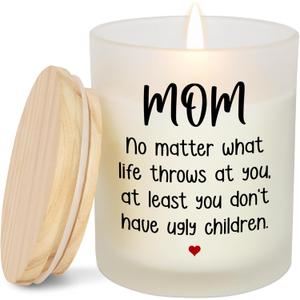 Birthday Gifts for Mom - Long Lasting Vanilla Lavender Candle 10 oz - Mothers Birthday Gifts from Daughter Son, Gift for Mother in Law, Mama Gift Ideas, Candle for Women