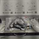 LUXE Bidet NEO 185 - Dual Nozzle, Self-Cleaning, Non-Electric Bidet Attachment for Toilet Seat, Adjustable Water Pressure, Rear & Feminine Wash (Blue)