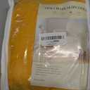 Stretch Chair Covers with Arms 1-Piece Banquet Armchair Slipcover Velvet Mid Century Modern Armchair Slipcover Anti-Slip Furniture Protector for Living Room Friendly for Kids Pets (Yellow)