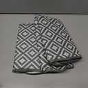 Dish Drying Mat for Kitchen 2 Pack, Ultra Absorbent Microfiber Dishes Drainer Mats by Subekyu,19.2 by 15.8 Inch(Rhombus) (Dark Gray 2P)