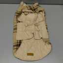 Kuoser Waterproof Dog Coat, Reversible Dog Jacket for Medium Dogs, Adjustable Durable Doggie Winter Coat Warm Puppy Cold Weather Apparel from Small to Large Breed, Yellow M (Medium (Pack of 1))