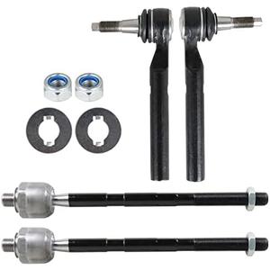 labwork Front Inner Outer Tie Rod End Driver Passenger Kit Set Replacement for Hummer H3 H3T 2006-2010