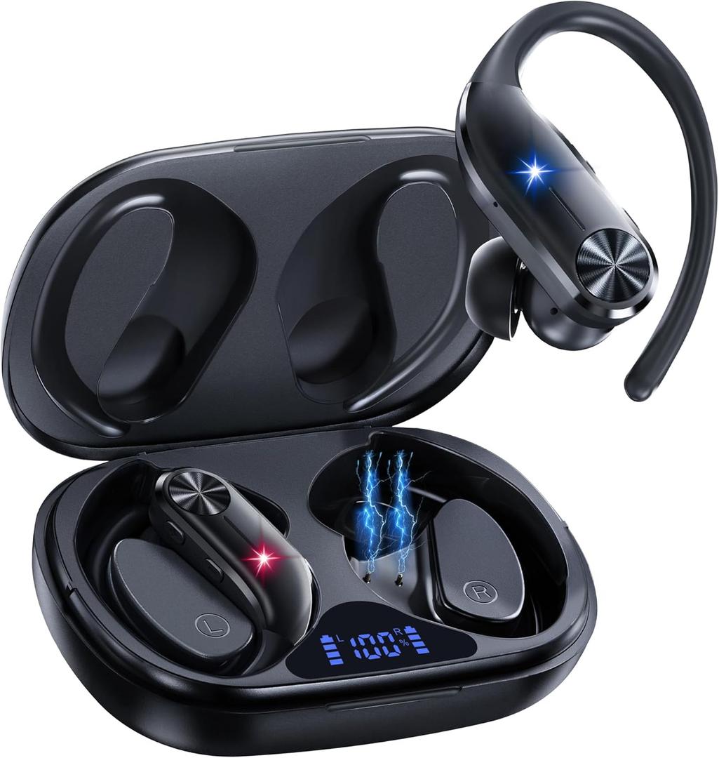 AI Translation Earbuds Real-Time: 166 Languages Audifonos Traductores Ingls Espaol, 60 Hours Battery - Seamless Translator Headphones for Travel Business Learning, iOS & Android Support Black