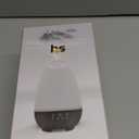 HealthSmart 500ML Essential Oil Diffuser for Large Rooms, Cool Mist Humidifier and Aromatherapy Diffuser, Adjustable Timer, Mist Mode and 7 LED Light Colors, White (Pack of 1)