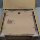 12x12 Picture Frame Set of 9, Photo Gallery Wall Frame Set, Display Pictures 8x8 with Mat or 12 x 12 Without Mat, Square Frame Picture Frames Collage Wall Decor, Red