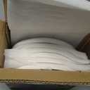 Sweese 7.4 Inch Porcelain Dessert Plates, Set of 6 - Stackable, Microwave Oven Safe - White