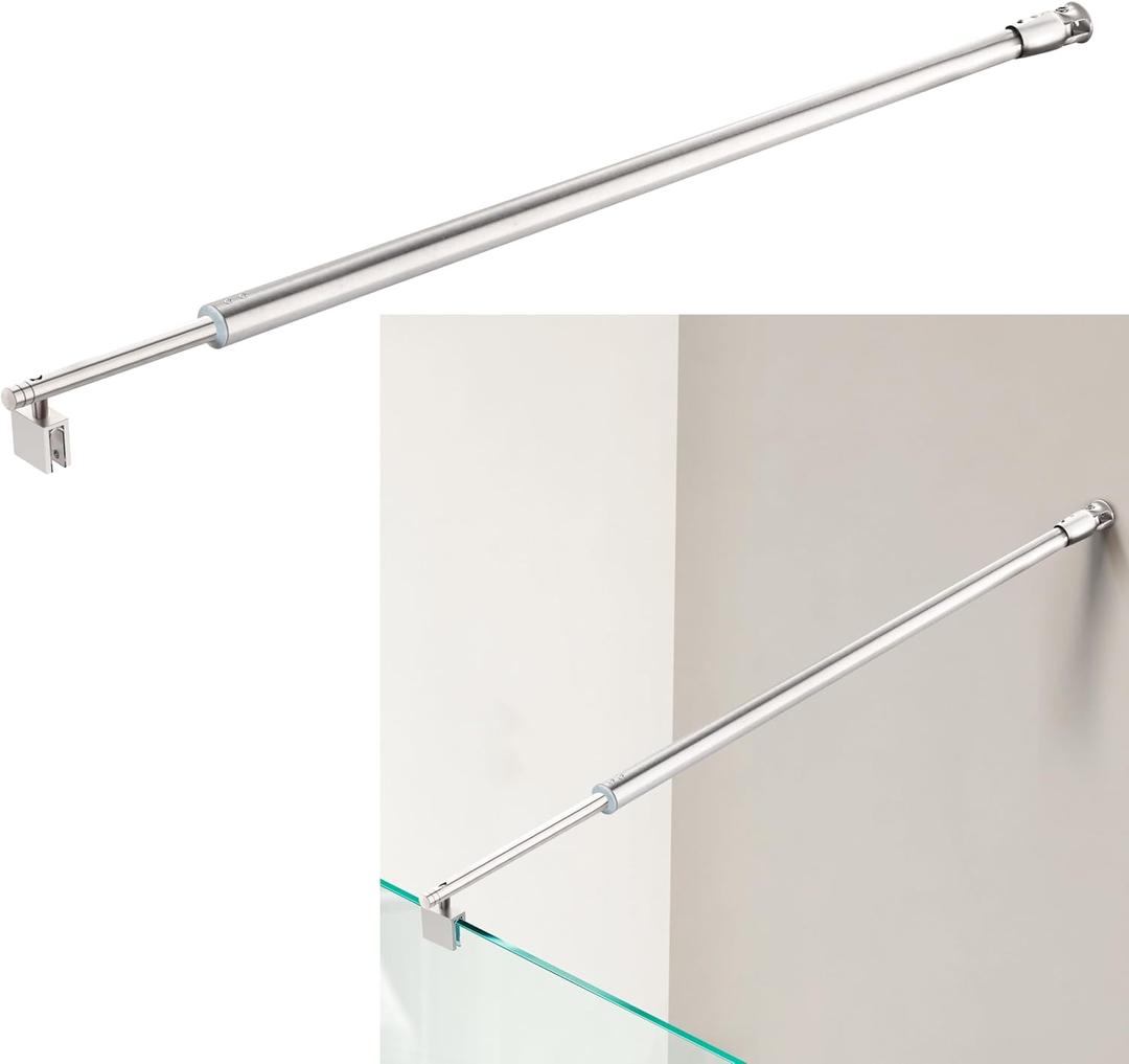 Shower Door Glass Support Bar