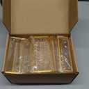 Gold Frames 5 x 7 Acrylic Sign Holder Double Sided Wedding Table Number Holder Clear Plastic Gold Picture Frames Flyer Holder for Table Menu Photo Display-12 Packs