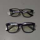 LIVHO Stylish Square Non-Prescription Eyeglasses Clear Lens Glasses ,Pack of 2