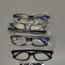 Gaoye Multi Pack Reading Glasses  Blue Light Blocking Lenses, TR90 Frames, UV400  Eyeglasses with Clear Vision (Black, 2.5x)