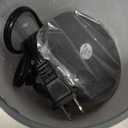 lifeholder Table Lamp, Bedside Nightstand Lamp, Simple Desk Lamp, Cylinder Table Lamp for Bedroom Living Room Office Study, Grey Shade and Silver Base (Grey)