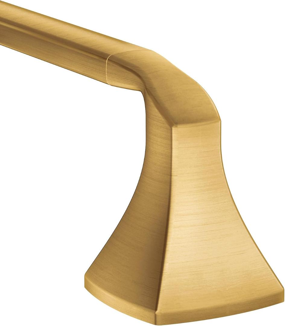 Moen Voss Brushed Gold 24-Inch Bathroom Towel Bar, YB5124BG